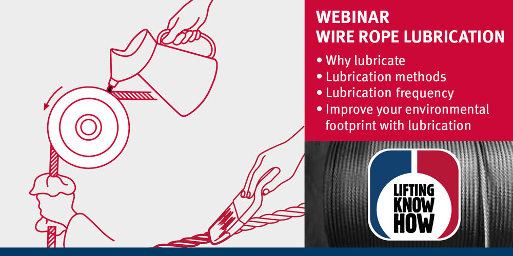Watch our 4th webinar about Steel Wire Ropes - Lubrication